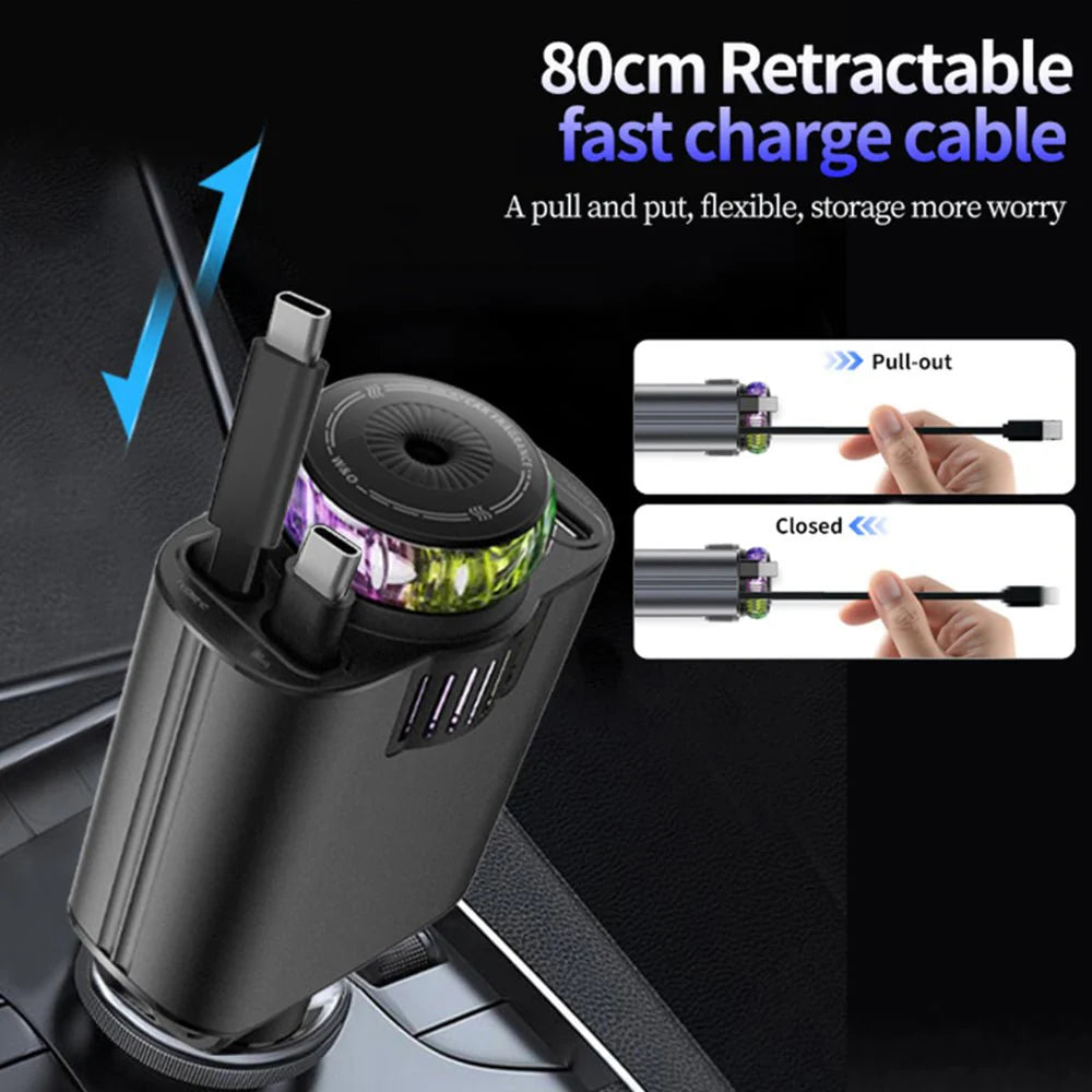 5-in-1 Starlight Smart Car Charger
