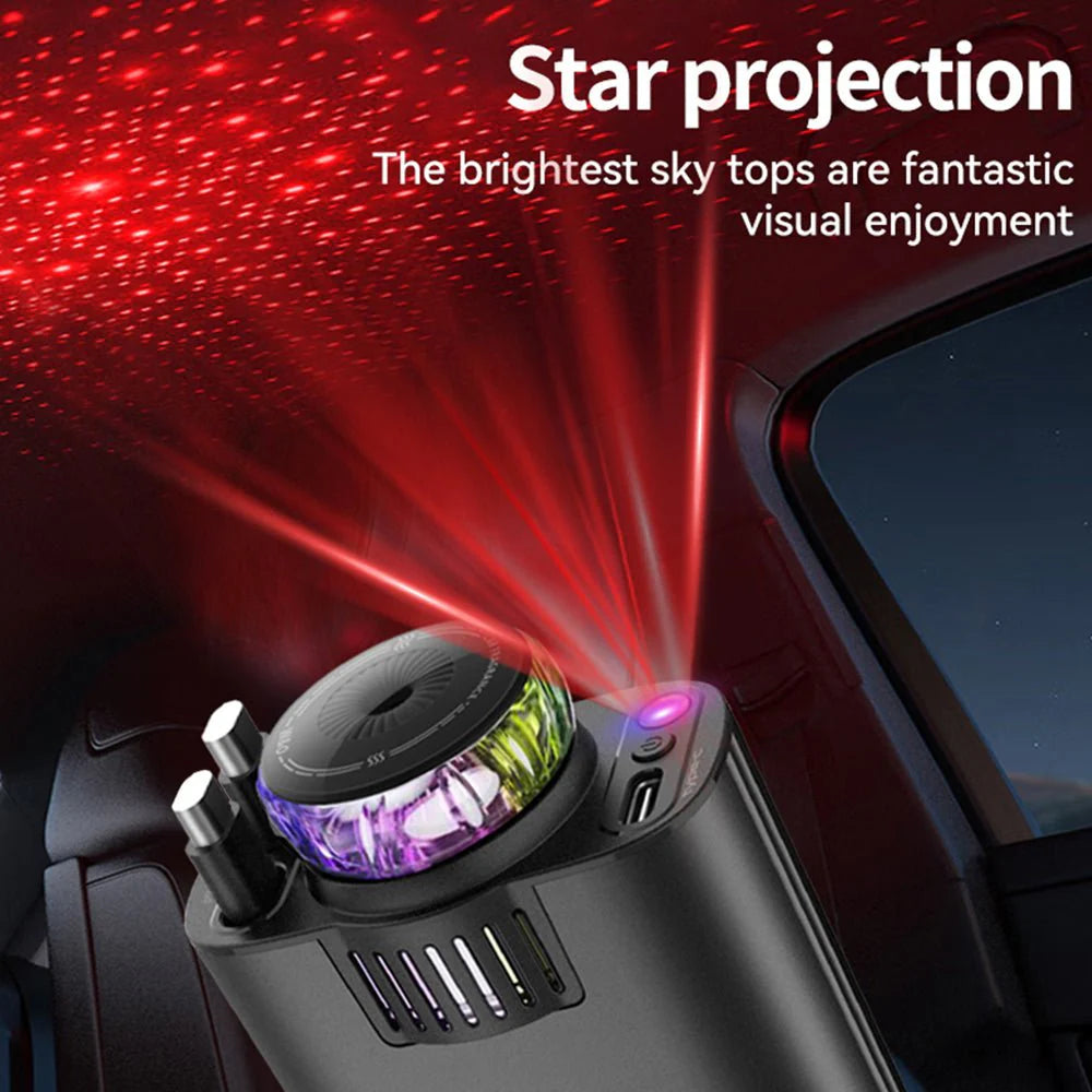 5-in-1 Starlight Smart Car Charger
