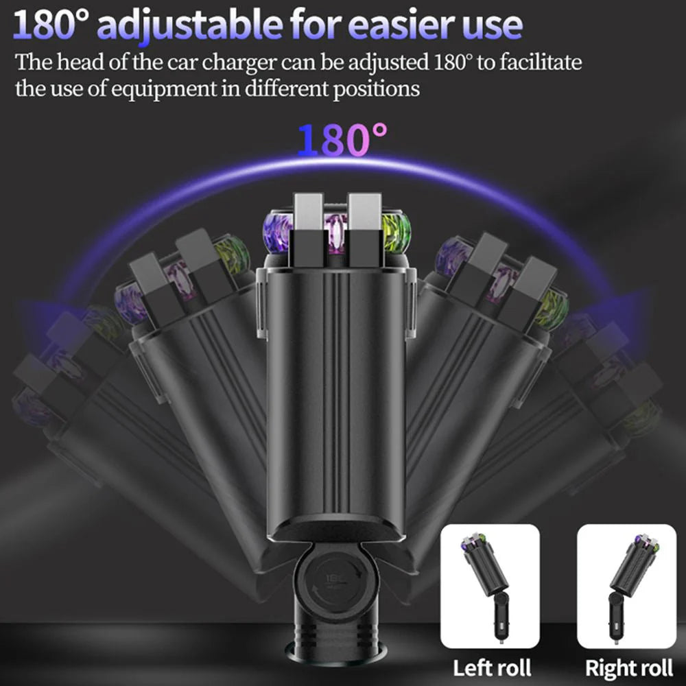 5-in-1 Starlight Smart Car Charger